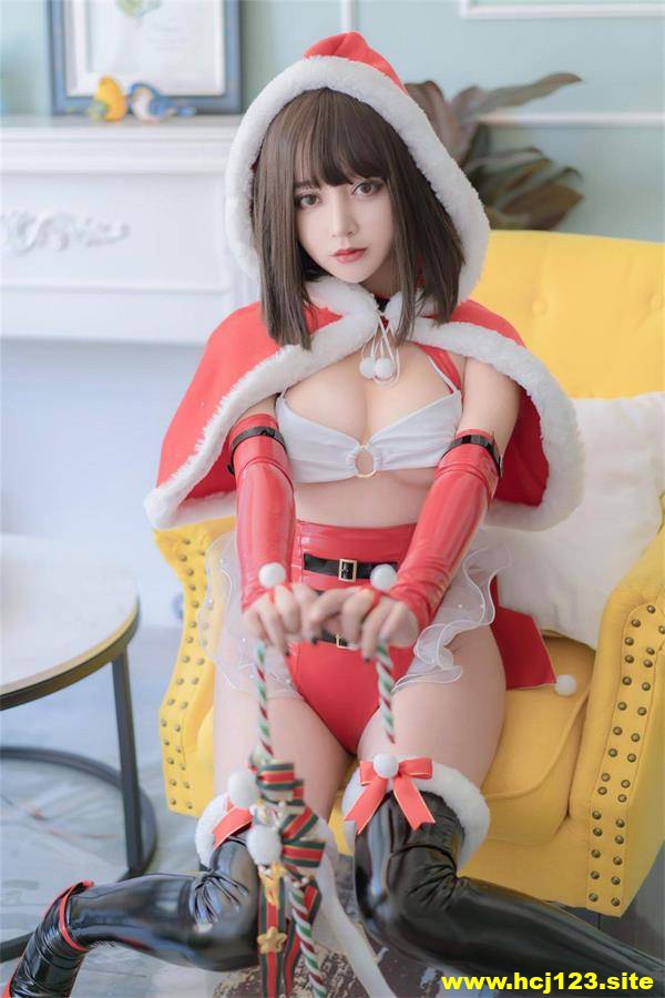人气Coser@过期米线线喵 圣诞 [52P/9.4M]
