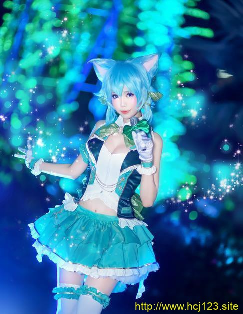 人气Coser@疯猫ss 蓝色精灵 [30P/178M]
