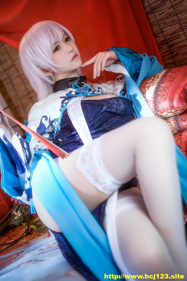 [Cosplay]鳗鱼霏儿 – 碧蓝华裳 贝姐[11P/144M]