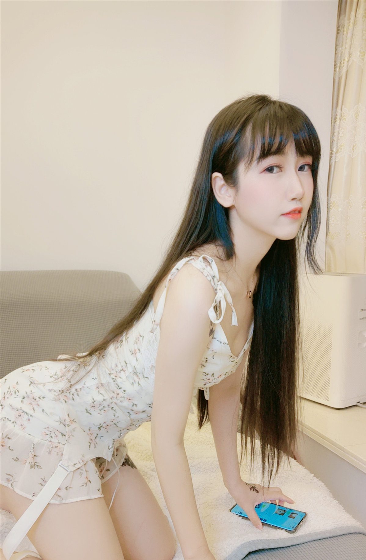 不呆猫 温柔风连衣裙